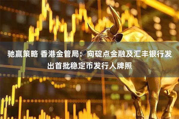 驰赢策略 香港金管局：向碇点金融及汇丰银行发出首批稳定币发行人牌照