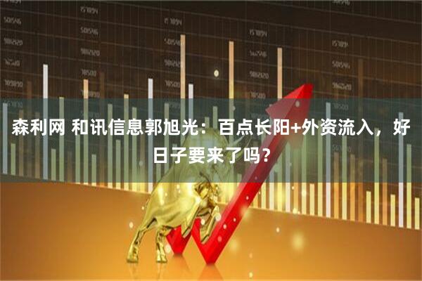 森利网 和讯信息郭旭光：百点长阳+外资流入，好日子要来了吗？
