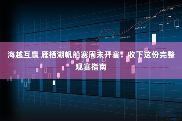 海越互赢 雁栖湖帆船赛周末开赛！收下这份完整观赛指南