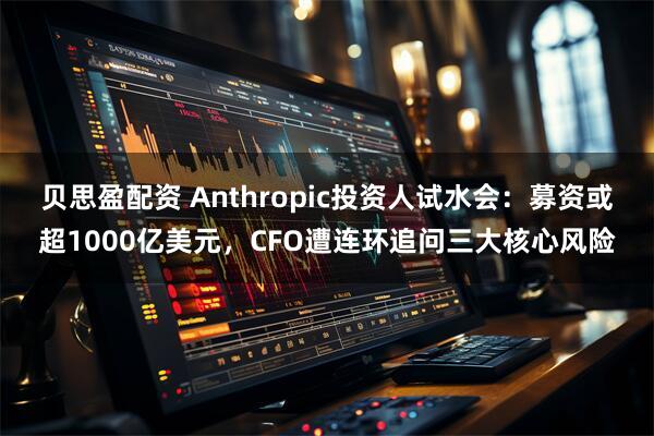 贝思盈配资 Anthropic投资人试水会：募资或超1000亿美元，CFO遭连环追问三大核心风险